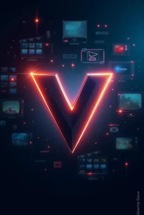 A SINGLE IMAGE OF A LOGO THAT HAS MOVIE CHANNELS ETC IN THE BACKGROUND WITH THE NAME VENISTREAM