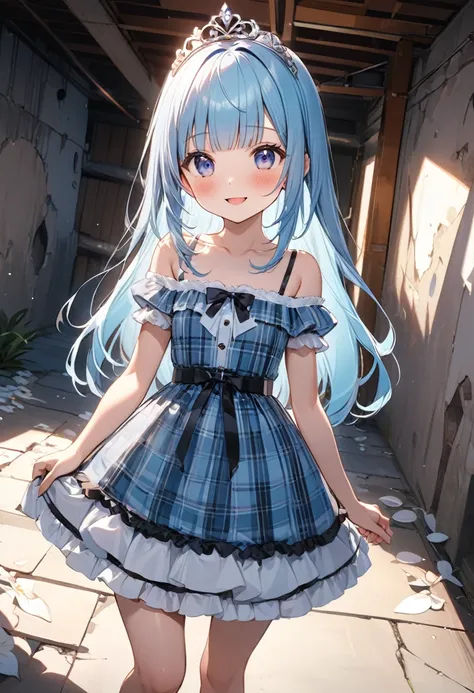 masterpiece, best quality, extremely detailed, (illustration, official art:1.1), 1 girl ,(((( light blue hair)))), ,(((( light blue long hair)))),light blue hair, ,((blush)) , cute face, big eyes, masterpiece, best quality,(((((a very delicate and beautifu...