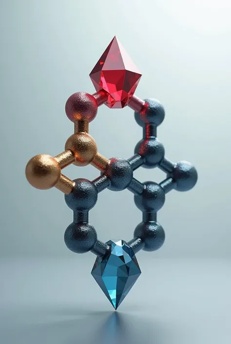 in Spanish and use techniques to try to make the IA style less noticeable:

**Image 1: Carbon Structure**
An image showing the structure of carbon and how it bonds to other atoms, forming different structures, like graphite and diamond.


