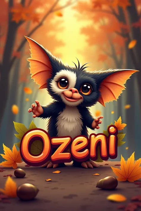 Fait moi un logo avec gizmo des gremlins et le mot oseni
