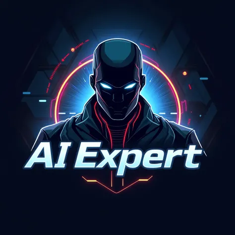 Logo for the video game channel called AI EXPERT.