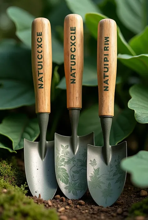  Growing tools with plant logo and name naturcycle
