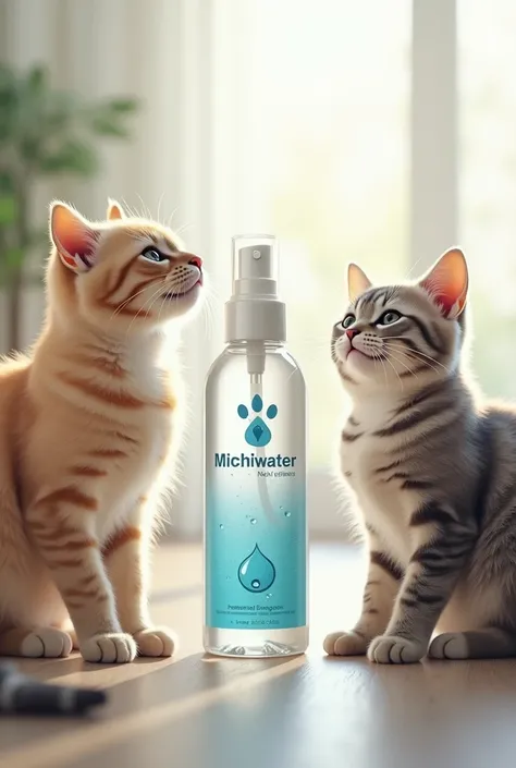 Spray product for cats called Michiwater