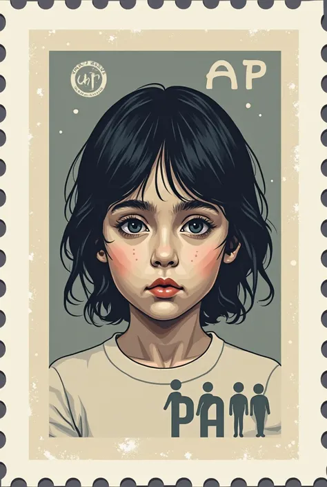 CREATE AN IMAGE OF A POSTAGE STAMP WITH THE THEME OF PROTECTING CHILDREN AGAINST PEDOPHILIA AND SEXUAL ABUSE AND ADD THE FOLLOWING WRITING: CHILD PROTECTION COMPANY