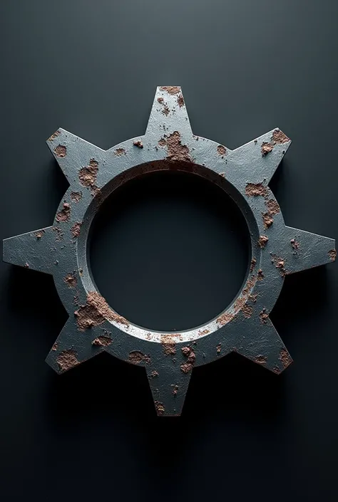 Gear symbol with 8 points solid image reckless and cool

