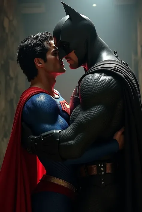 Superman and Batman having hard wild sex