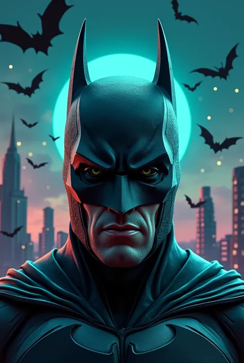 WhatsApp icon, Batman Mask, future, flying, bats