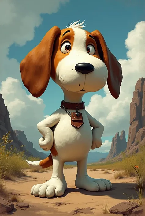 This same image but make Snoopy more like Jesse, without losing the animation style and with a better background