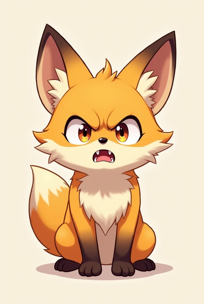 Disgusted Anime Fox Child

