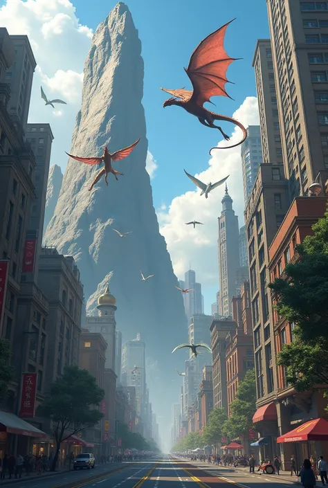 Rocks at City
With dragons
