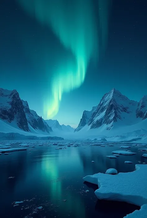 Antarctica at night 