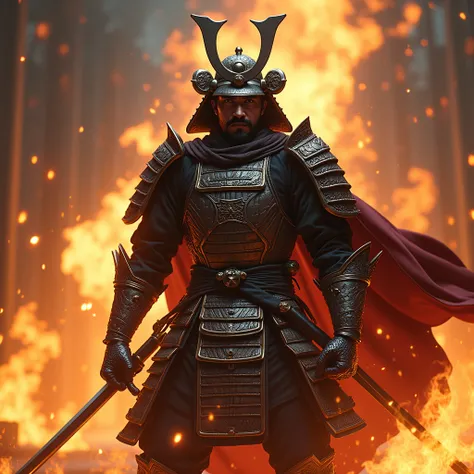 
Pour créer limage réaliste comme une photographie, imaginez un guerrier farouche, vêtu dune armure de samouraï brillante, qui capte la lumière dune manière captivante. Il tient un katana japonai. Autour de lui, des flammes tourbillonnent qui accentuent sa...