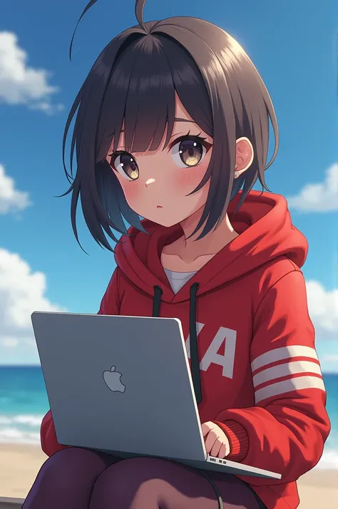 3D ANIME DUA PEMUDA SEandG BERMAIN LAPTOP and MEMAKAI HOODIE BERWARNA BIRU PUTIH and HITAM BIRU YANG BERTULISAN "Fall" and "DIKKA" DENGAN EFEK PETIR PETIR BERWARNA PUTIH BIRU and LATAR BELAKANGNYA KAMAR YANG RAPIH and SEJUK and ADA MINUMAN SODA 