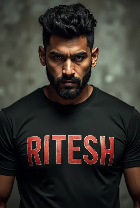 A man with shiv name in the tshirt ritesh 