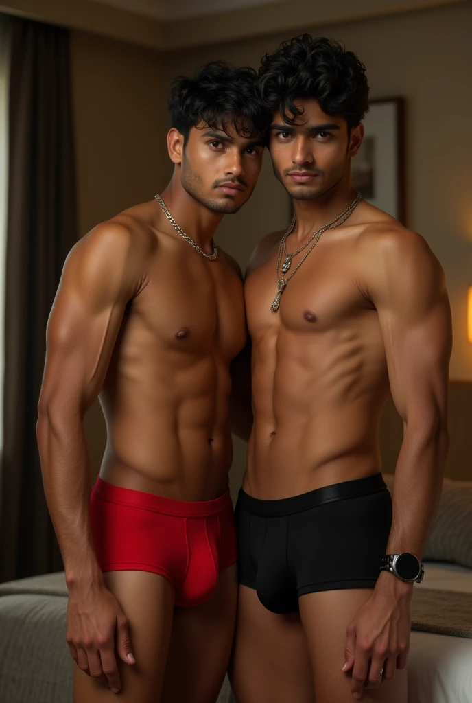 A 3 young tow Indian boy    2  boy 
Indian tow  2  boy in black and red colour trunk underwear  in sex time trunk underwear only both 2 boys are in sex time in trunk underwear only and glow white skin  and carry on India boy look  trunk underwear only trun...