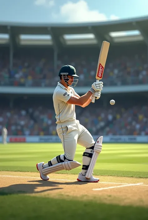 A batsman plays a pull shot