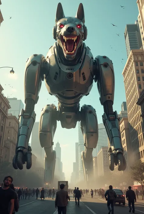 Giant robot dog attacked Buenos Aires