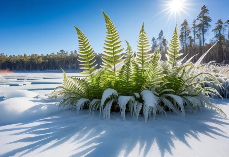 Snow scene concept