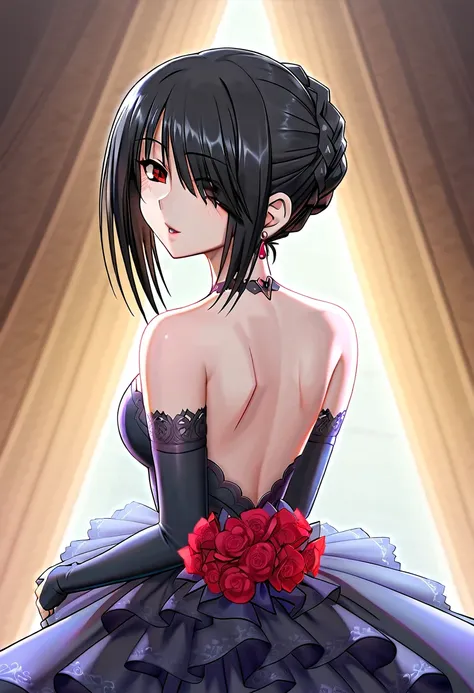 tokisaki kurumi,((masterpiece)),(((best quality))),((ultra-detailed)),((illustration)),((disheveled hair)),((frills)),(1 girl),(...