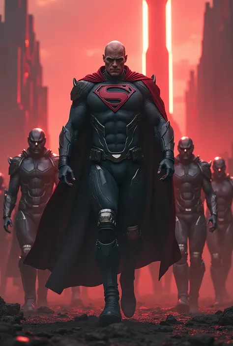 General zod with his evil kryptonian army