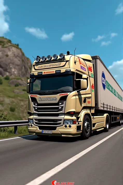 Skins for the game truck simulator europa 3 in 3d 