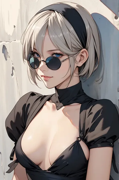 {(masterpiece,best quality, 16K illustration, UHD, extremely detailed the work, detailed beautiful face and eyes and skin and hair)} 
BREAK {erotic face,looking away,enchanting smile,cowboy-shot}
BREAK {solo, (2B of Nier-Automa:1.4)), (perfect female body,...