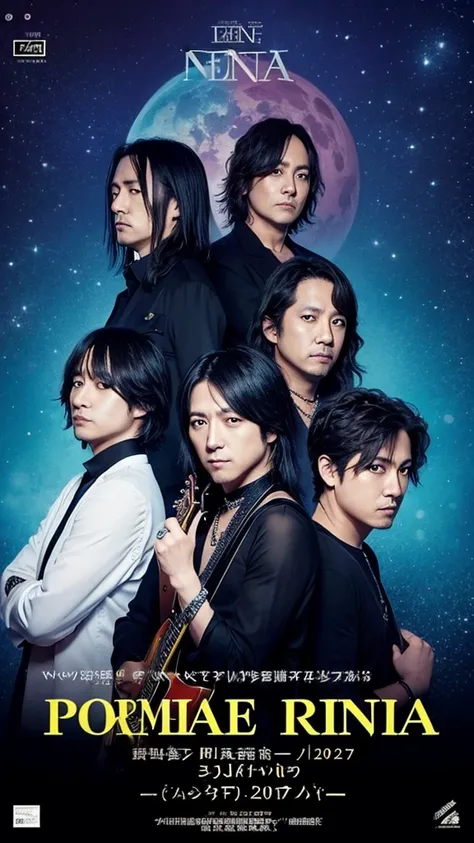 I want a poster made for a PROMISE LUNA SEA cover band to promote their live show in 2024/10/7 enn3rd