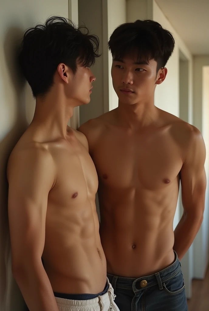 Hot two asian boys in early twenties doing porn