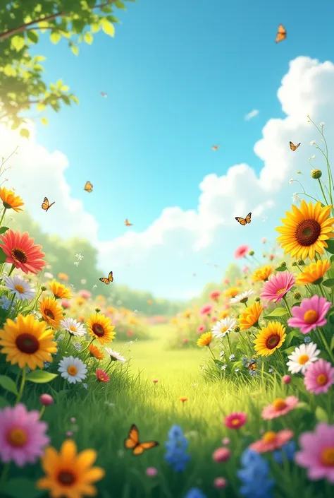 flowers and sunshine,