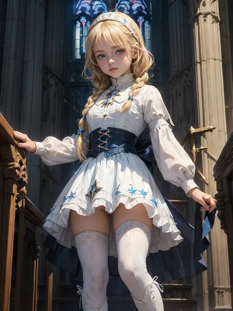 (((fantasy, cathedral:1.4))), (((midnight:1.4))), masterpiece, best quality, ultra-detailed, high resolution, extremely detailed cg, 8k, beautiful detailed eyes, depth of field, perfect anatomy, super detailed skin, cinematic lighting, dynamic lighting, an...