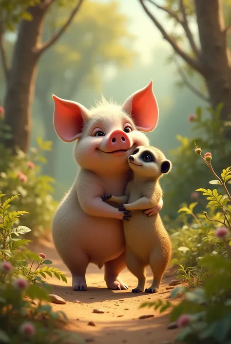 
The Friends’ Unique Bond: The pig and meerkats friendship grows even stronger. They realize that together, they can overcome any challenge.


















