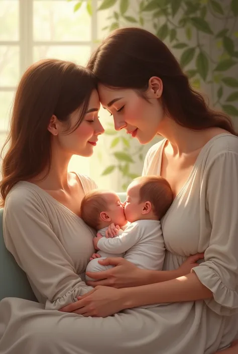 Women breastfeeding