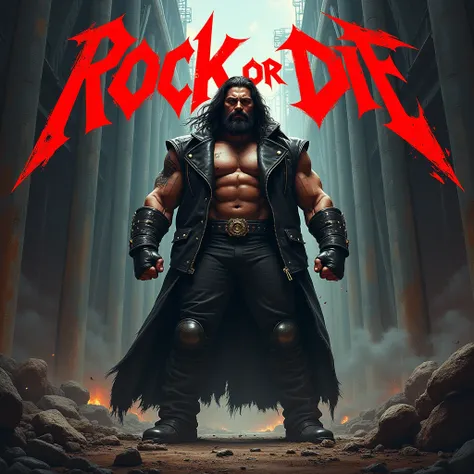 a cover for a heavy metal sampler it´s called "ROCK OR DIE"