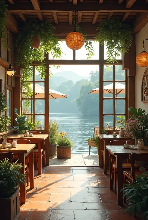 Cafe on the river