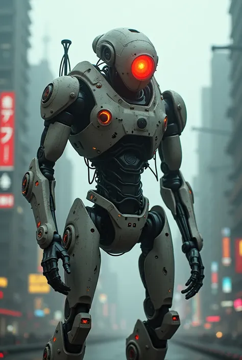 One-eyed robot