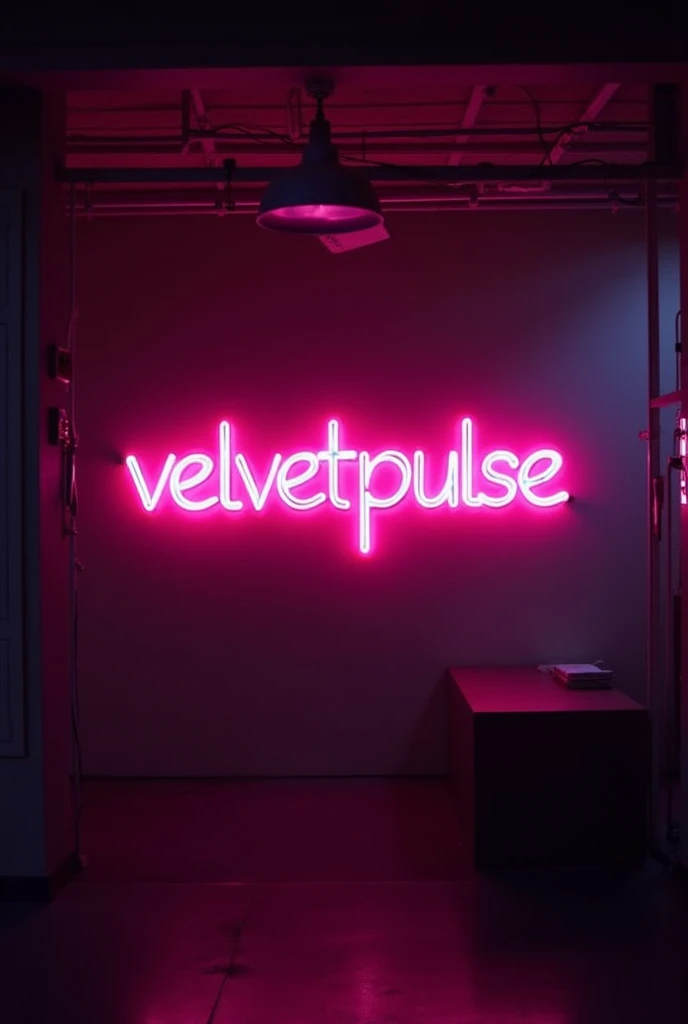 A pb that says “VelvetPulse” in neon and has a resolution of 1.920x1.080 hat