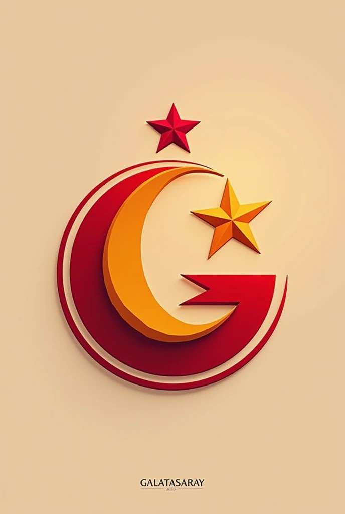 AHİ EVRAN UNIVERSITY CREATES GALATASARAY LOGO.