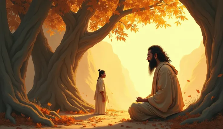 When the saint arrived, Ajay went to him and shared his problems. The saint explained a simple concept, "Ajay, think of whatever is on your mind as a tree. Just as the leaves of a tree fall and new ones grow, so too will your worries and troubles come and ...