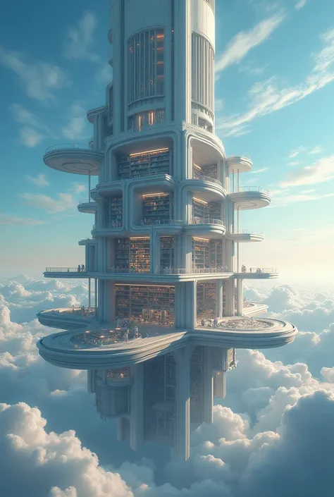 A Futuristic Library in the Clouds