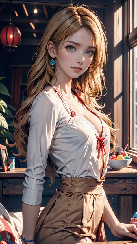 Lost Front Full Frame, Realistic details, Stanley Artjam Lau, Candy on the wrist, French Canadian, Norwegian, Irish, Blonde, skinny, small, thin, small, hot, blue eyes, Hourglass Shape, 54, 8k yen, 4k yen, Beautiful lighting, cute, Innocent