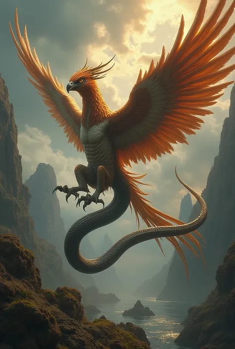 Garuda is a half-human, half-bird creature who is the rival of the Naga.