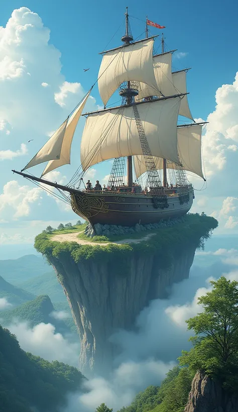 Japanの夏　An island in the sky　airship　　Japanの夏　Japan　Japanの風景　Viking　Nordic pirates