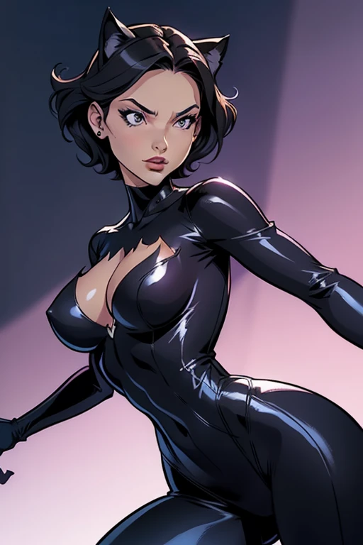 Catwoman, Outfit of catwomn 2004, background, make into background, make part of background,Some dynamic poses