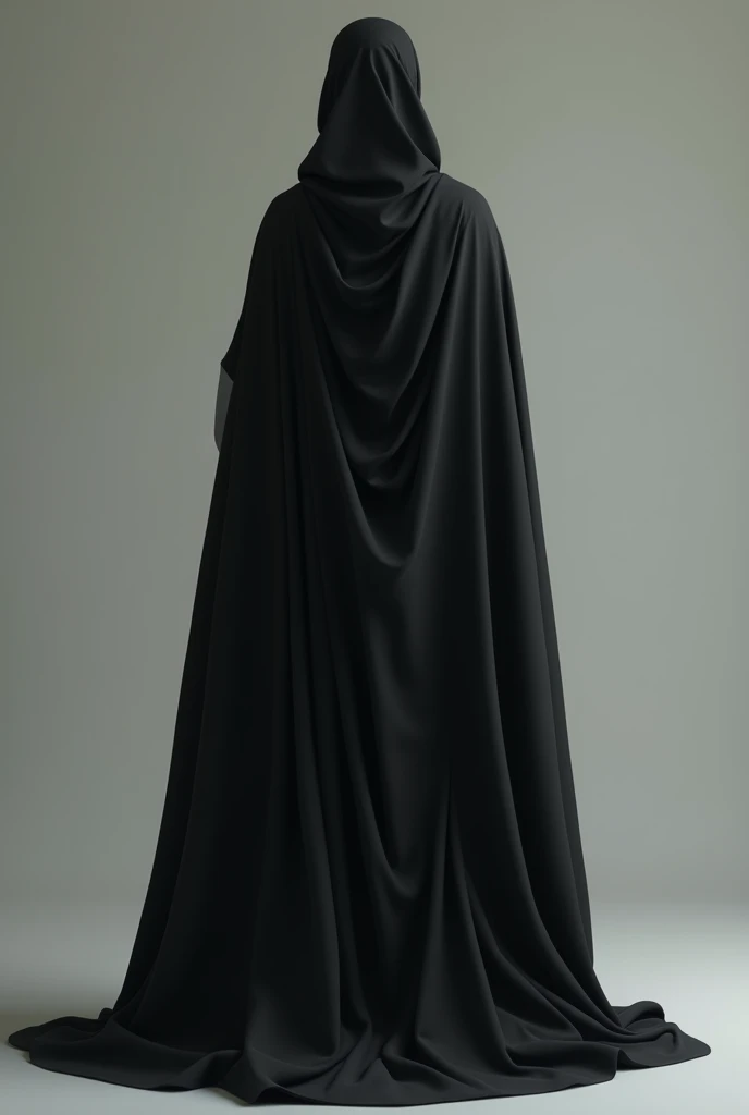  Irani girl  chadar, , , abaya hairs hide , face hide , full body cover with black aba,  full picture back side