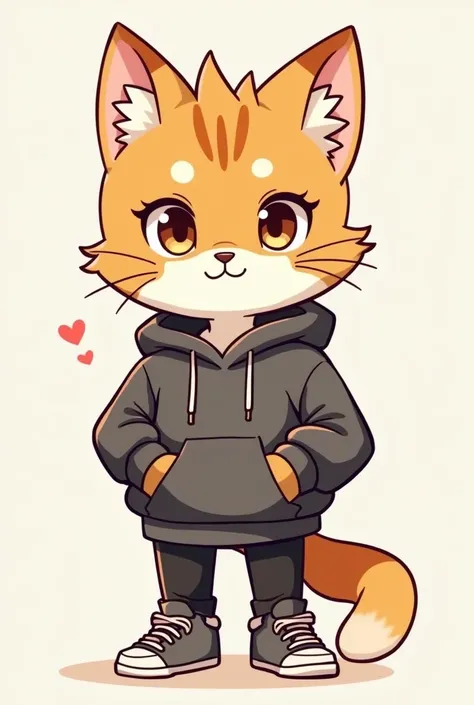 male cat oc fursona art male cat full anthro cute clothed 