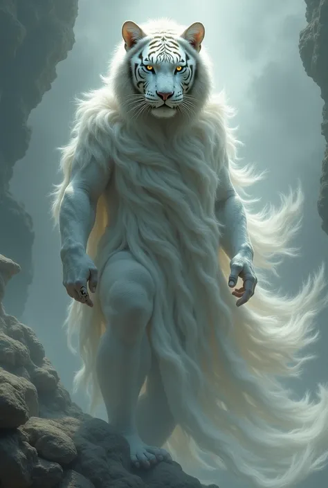 White tiger man