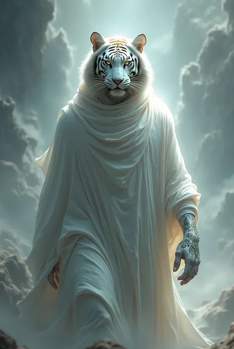 White tiger man