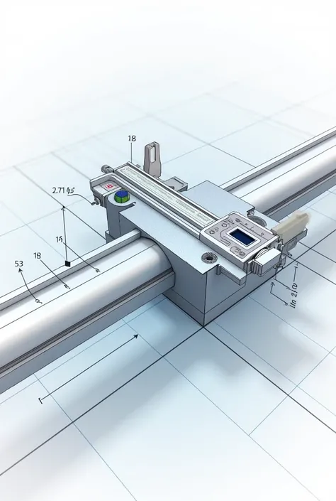 2D Drawing of Straightness Measurement