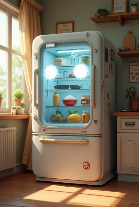 a talking fridge
