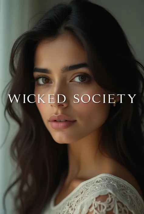 Picture of a beautiful and  Pakistani girl 
Write wicked society on it as a logo with correct spellings